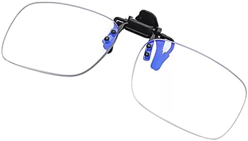 ygqzm -Леки Очила за четене с клипсой, Откидывающиеся нагоре и надолу, Без Увеличително стъкло, лесно и удобно за носене, подходящи за четене