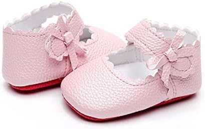 Балетные Модела обувки HONGTEYA За малки момичета - Мокасини Mary Jane Подметка с Бантиком За Деца