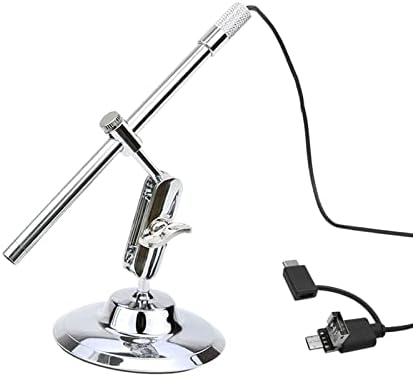 Цифров usb микроскоп HUIOP Преносим Цифров USB Микроскоп, Инспектиращата Лупа, Водоустойчива камера IP67, 8 Вградени led крушки с подобрени