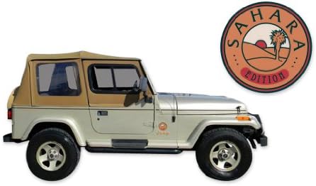 Phoenix Graphix Замяна за 1992 1993 1994 Jeep Wrangler Sahara Edition YJ Комплект отличителни знаци и ленти - Spice