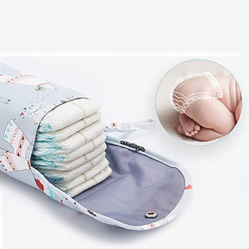 Gazechimp Чанта За Съхранение на Бебешки Пелени, Аксесоари за Колички за Пътуване На Открито, Cartoony Модел