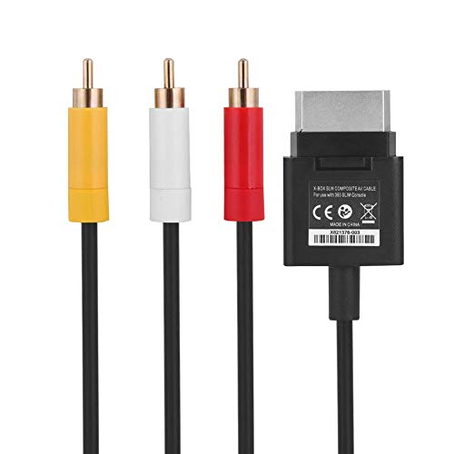1.8 M Компонентен AV кабел Аудио-Видео Кабел и Оптичен Кабел за игри xbox 360 на Тънък Преносим Качествен ABS TV-Кабел, Съвместим
