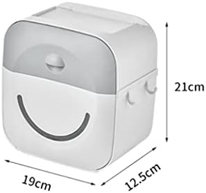 EEQEMG Притежателя на ролка тоалетна хартия, Водоустойчив Титуляр за хартиени кърпи за ръце, Стенен Държач за ролка хартия, Калъф