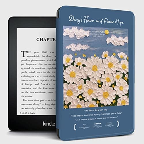 Калъф, съвместим с Kindle Изцяло Нов 10-то поколение 2019, защитен калъф за таблет Smart E-Reader Shell от изкуствена кожа