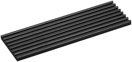 Рассеивающие накладки алуминиеви радиатори MECCANIXITY 70x22x3 мм с успоредни на M. 2, за SSD 2280 синьо небе Комплект от 2