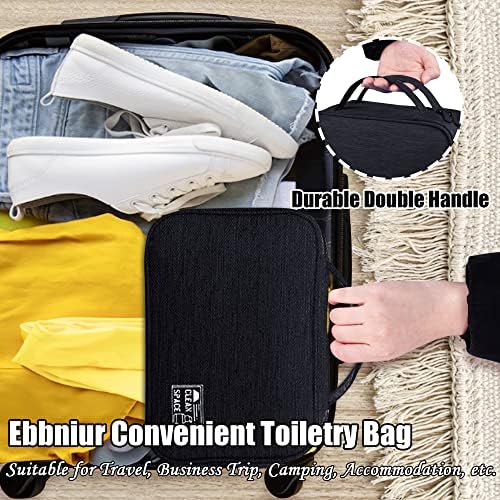 Подвесная чанта за тоалетни принадлежности Ebbnior, по-Голямата Голям Пътна Чанта за тоалетни принадлежности, Косметичка-Органайзер