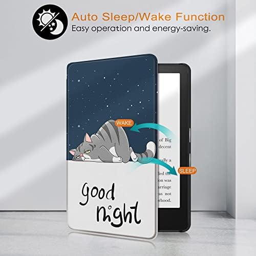 Калъф за изцяло нов Kindle 10-то поколение 2019 година на издаване - Здрав калъф с функция за автоматично събуждане /сън е подходящ