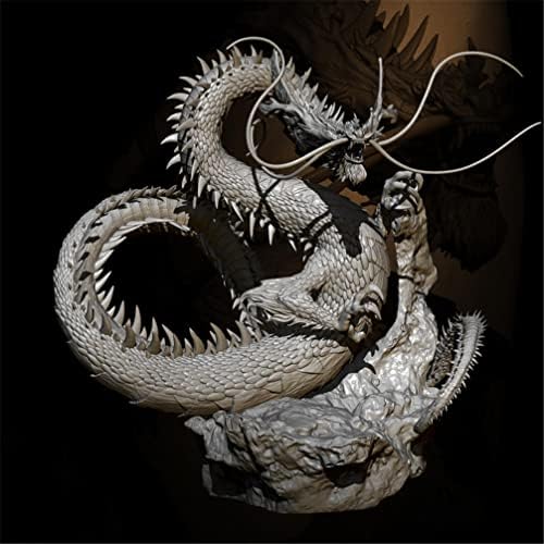 Комплект фигури от смола Goodmoel 90 мм, на Древен Крал-Дракон на Северно море, в Разглобено формата и Небоядисана Thumbnails / Xk-7349