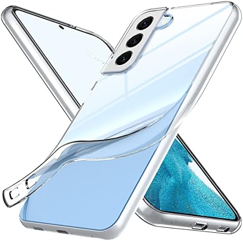 Кристално чист калъф Bokoo за Samsung Galaxy S22.Меки Монтиране на Прозрачни Пластмасови Калъфи от TPU със Защитно Силиконово