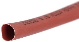 8шт Дължина 1 М Диаметър 6 мм Червен Полиолефин 2: 1 Свиване Тръба За увиване на тръби