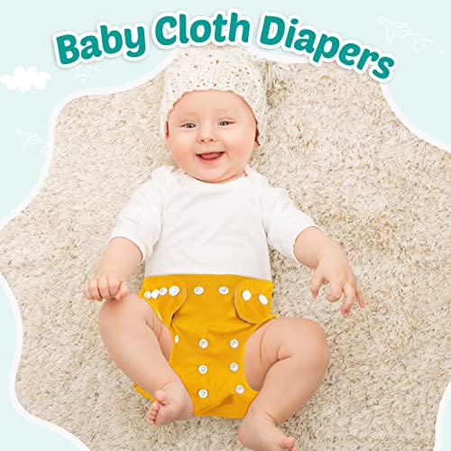 10 Опаковки за Еднократно Филтър Памперси за новородено на Едро с 10 Вложки Регулируеми Миещи Тъкани Памперси за деца Втулки Аксесоари