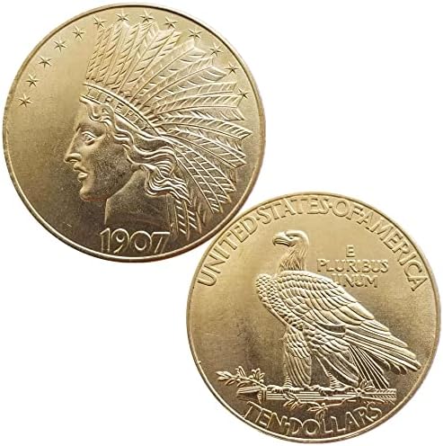 Десятидолларовая монета с глава на индианец Морган 1907 г., Запомнящи се Стари монети от Великата Америка, Долара Морган, без да се прибягва,