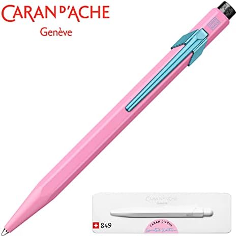 Химикалка химикалка Caran d ' Ache 849 Каза за своя стил Издание 2 - Гибискусно-Розов