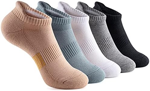 Чорапи за глезените Gonii, Дамски Спортни Чорапи За Джогинг, Без да се показва, С Подплата, 5 Двойки