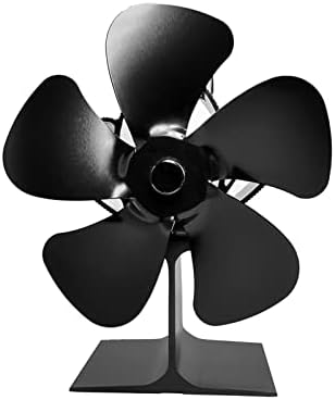 LYNLYN 5 3-Лопастный Вентилатор за термична пещ С Тихо вентилатор за камина на дърва и Екологично Чисти Подаръци за ефективно