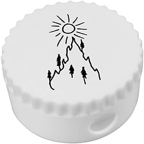Компактен острилка за моливи Azeeda Sunshine Over Mountain (PS00032798)