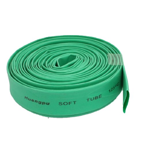 uxcell Зелена Свиване Тръба с Диаметър 10 мм, Свиване на Тръба, Метална Обвивка от 5 М