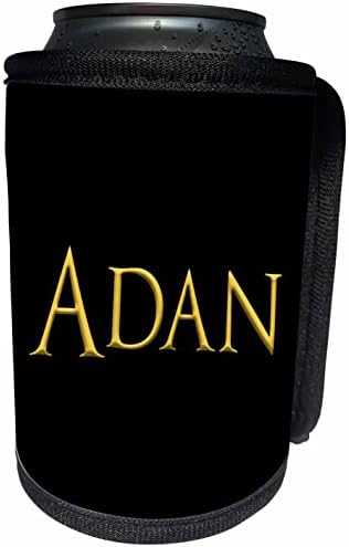 3дРоуз Адан най-популярното име за момче в Америка. Свети жълт цвят. - Опаковки за бутилки-охладители (cc_354458_1)