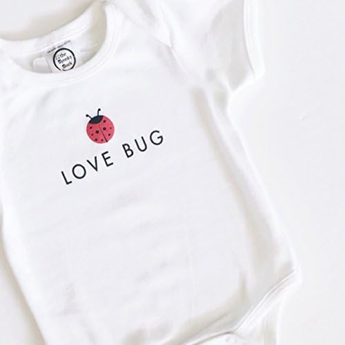 Боди За Новородено, с един Смел Щъркел За Малки Момичета Калинка Love Bug Биологичното
