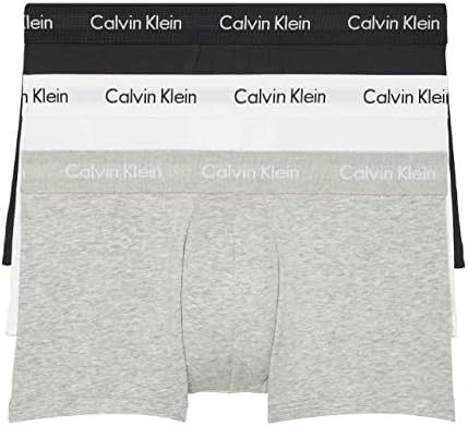 Мъжки Памучни Стрейчевые Топене на Calvin Klein с ниска засаждане от 3 опаковки