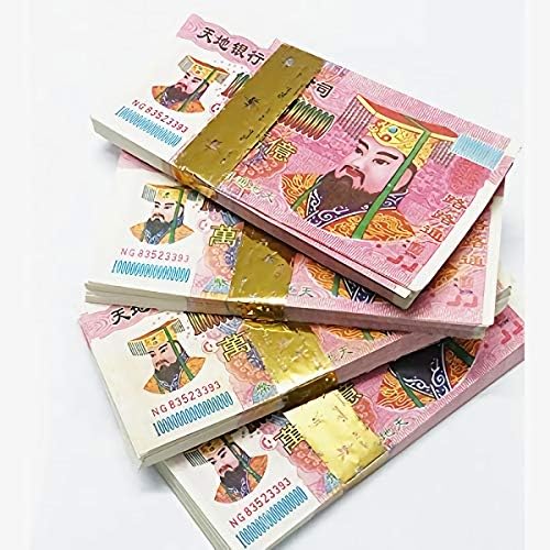 Пари Предци - китайски Хартиени пари Joss от 400 броя - Пари Предци, които трябва да се изгаря - Адски банкноти на 10 000