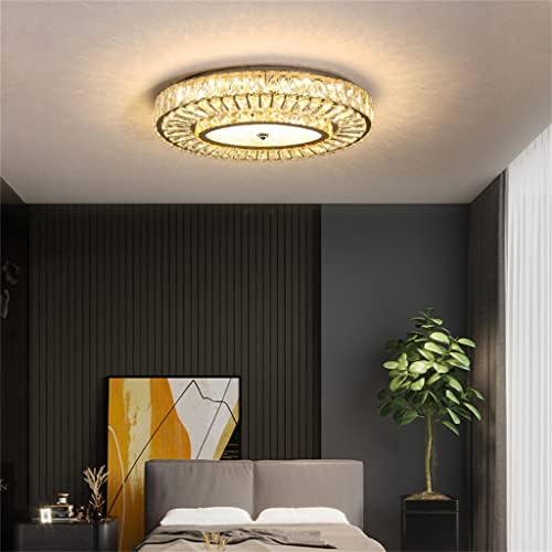 KFJBX Три нюанса на светлина led тавана лампа с декорация във формата на кристали, Осветление за Спалня, Хол, Кухня, Трапезария, тавана