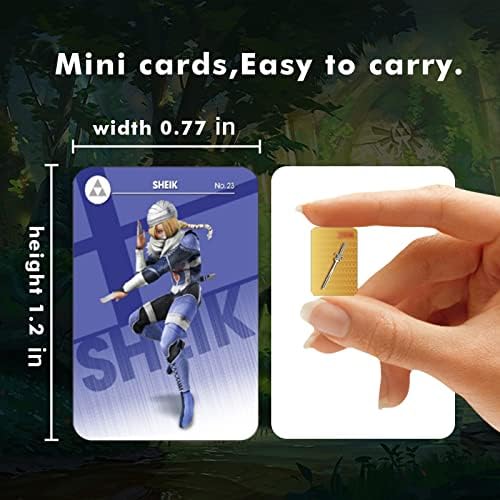 AQSXB най-Новата версия на 38 бр. мини-карти на NFC за The Legend of Zelda Breath of The Wild