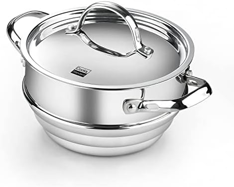 Комплект съдове за готвене Cooks Standard Classic от неръждаема Стомана, 10 предмети, Сребрист