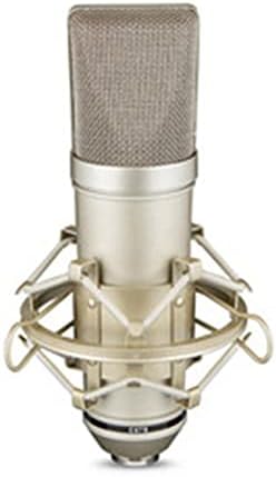 Професионален Микрофон Кондензаторен Микрофон с Голяма Бленда 34 мм, Записывающий за Домашно Студио, Безжичен микрофон (Цвят: лилав)