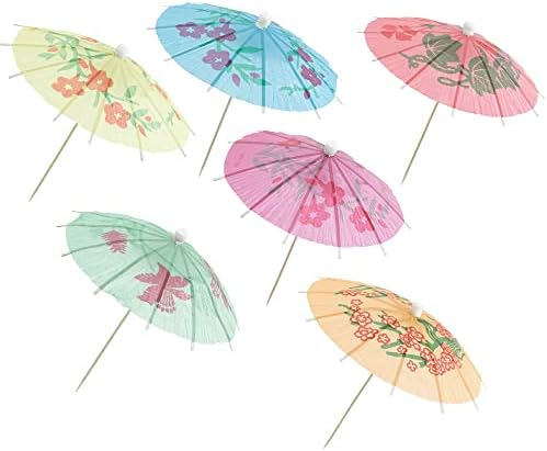 Отмычки за чадъри Amscan Jumbo, 6 инча, Различни цветове, 24 бр.