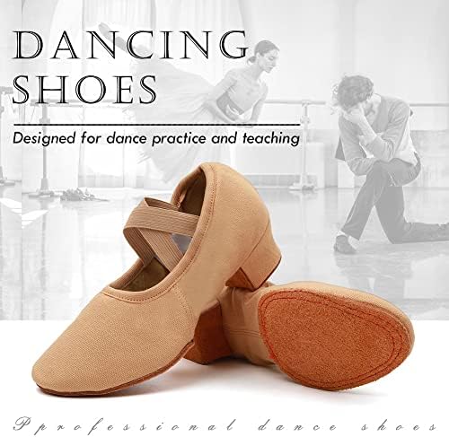 TINRYMX/Дамски Обувки за латино Танци Със затворени пръсти, Обувки за балните танци Салса и Танго, Модел-MFBJ