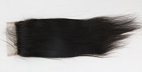 DaJun Hair 6A Лейси Обтегач 5 5 Избелени Възли Бразилски Естествени Човешки Косми Директно Естествен цвят (марка: DaJun£