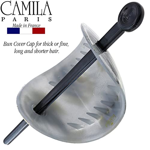 Camila Paris CP3345 Френски Титуляр за лъч коса, Шапка за прически, Синя, Шнола за коса, Здрави Щипки за коса, за жени, Нескользящие