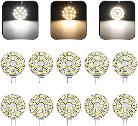 VEHICODE G4 Led лампа 12 v/24 В 3 цвята С промяната на 2700 До Мек Топъл/4000 До Естествен/6000 До Дневна светлина Бяла 10 W Подмяна