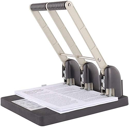 Тежки ножове за картон Машина за пробиване хартия, с три дупки на 150-те страници на режещата глава Може да бъде променена на диаметър на