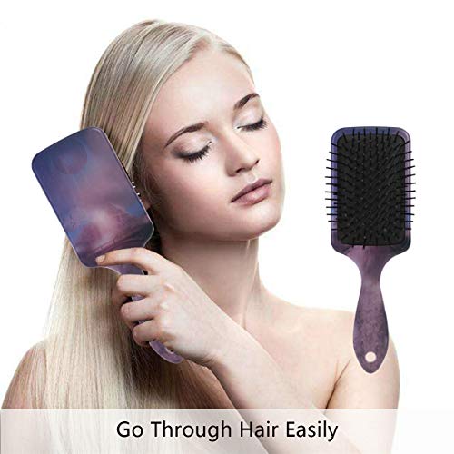 Четка за коса на въздушна възглавница Vipsk, Пластмасов Цветна Странен замък на Вампир, Подходящ за добър масаж и Антистатични разнищване на Косата, подходящ за суха ?