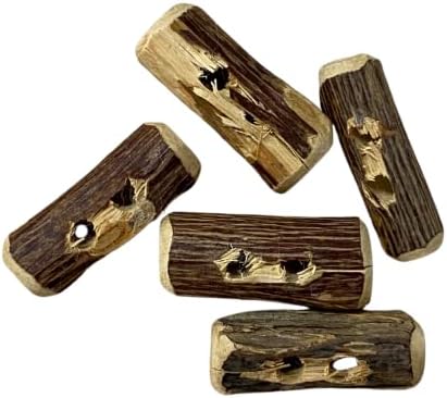 Дървен Лост, Незаконченная Клонки с кората (27 мм) - 5 опаковки