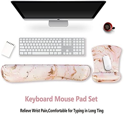 Поставка за китката ARTSO Keyboard и подложка за мишка с поддръжка на китката, с Ергономичен дизайн Подложка за мишка, здрави, удобни
