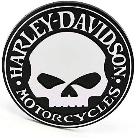 Цветна 009113 Стикер от ABS-пластмаса с черепа на Harley-Davidson, 1 Опаковка