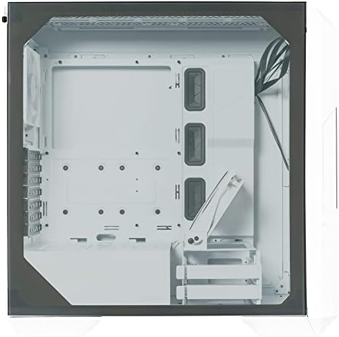 Корпус Cooler Master HAF 500 White за КОМПЮТЪР: Средна кула, 2 предварително зададени от фенове ARGB с размер 200 мм, за да