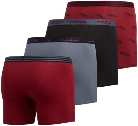 мъжки слипове-боксерки на адидас от Памучна тъкан в 4 опаковка