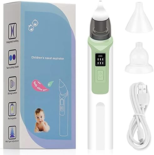 Детски Назален Аспиратор, USB-кабел за зареждане на каишка, 6 Вида Електрически Детски спрей за нос, Аспиратора с Различна настройка