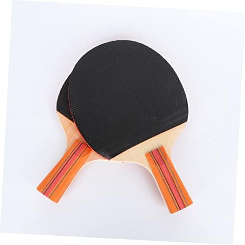 CLISPEED 1 Комплект Китайска Ракета за Тенис на маса, Дървена Спортна Ракета за пинг-понг, Червени Нескользящие Спортни Ракета За Тенис