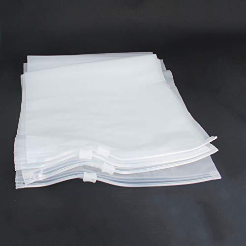 Найлоновите торбички с затварящ се цип с размер 7,87 x 11,02 инча от прозрачна пластмаса (опаковки по 50 броя), (Bettomshin)