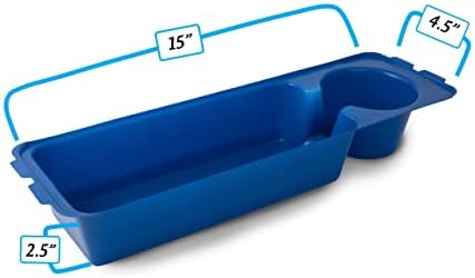 Сверхпрочная paste от прозрачна пластмаса /тава/поставка за чаши кошница за ходунков (син)