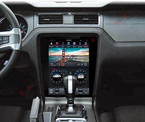 12,1 Quad-core Кола DVD плейър 1280x800 Tesla Style Оттичане на екрана 32 GB ROM Стерео GPS Навигация, DVD за Ford Mustang 2010-2014