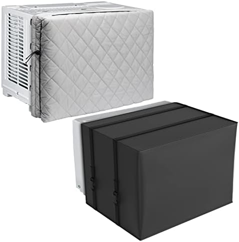 BEWAVE 2 Опаковката на Кутията на климатика за вътрешно и външно прозорци Регулируем Капак на прозорец на блок захранващ с завязками