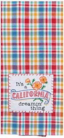 Комплект кухненски кърпи / хавлии с бродерия Кей Ди Home, Калифорния, от 2 части