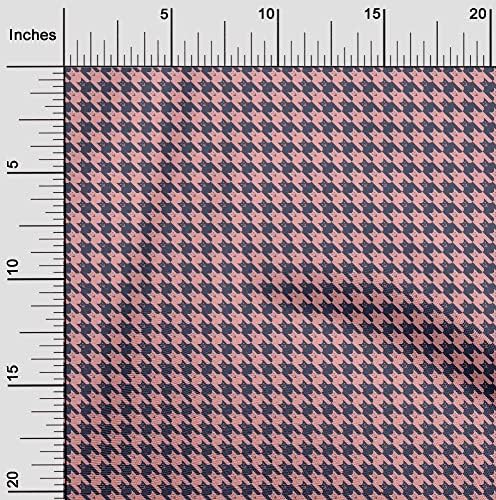 oneOone кадифе светло розова кърпа, проекти за шиене в клетката, щампи върху материи с ширина 58 см-7152