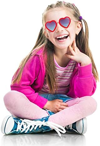 Детски Слънчеви Очила с форма на Сърце Heart Glasses за Малки Момичета и Момчета